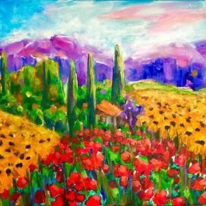 Sunflowers & Poppies